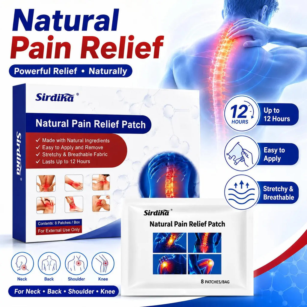 Sirdika Post Workout Muscle Comfort Patch for Gym, Running & Fitness Recovery – Flexible Warming Patch for Shoulder & Legs