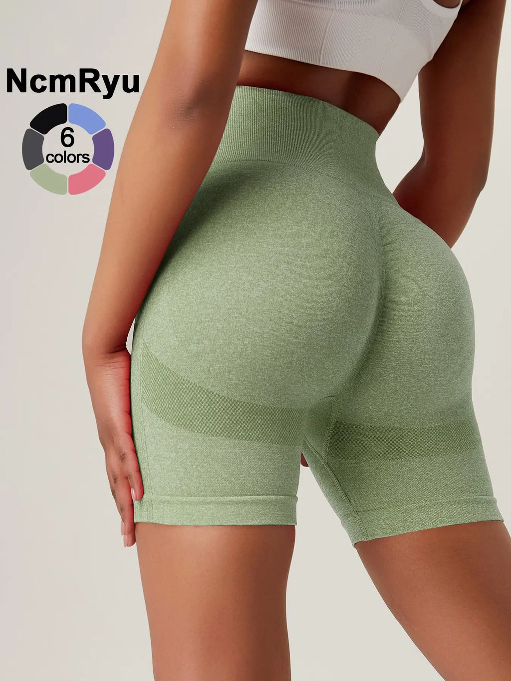 Women'S High Waist Workout Stretch Shorts Butt Lifting Tummy Control Ruched Booty Smile Yoga Short Pants High Waisted Shorts Activewear Shorts Athletic Wear Shorts Sport Shorts