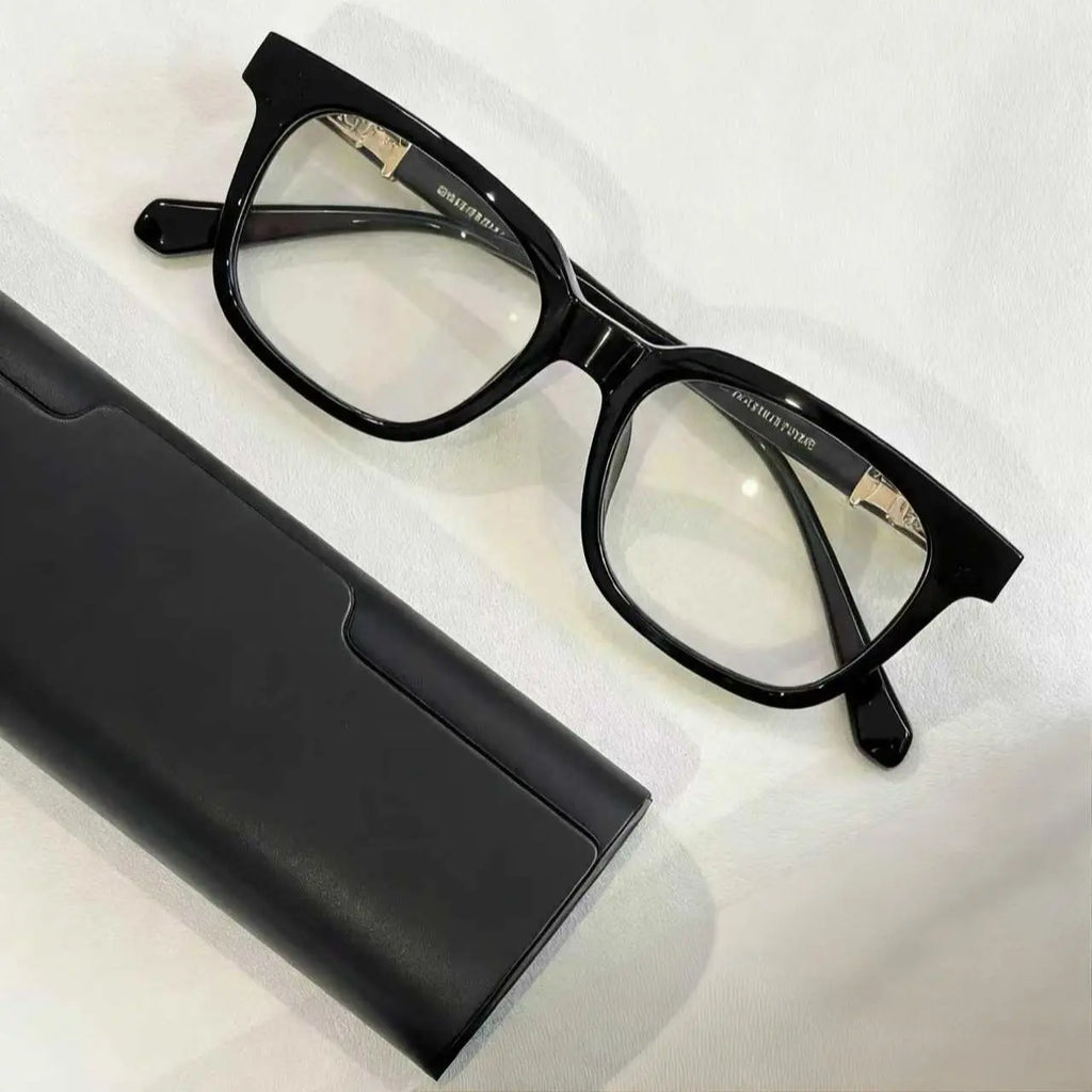 Blue Light Blocking Eyeglasses for Men & Women Lightweight Trendy Square Frames with UV400 Protection Ideal for Travel Gaming & Fishing