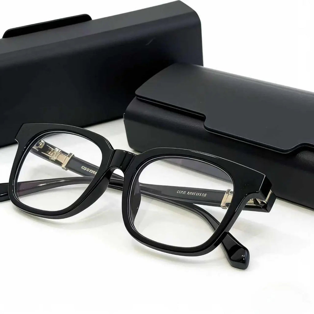 Blue Light Blocking Eyeglasses for Men & Women Lightweight Trendy Square Frames with UV400 Protection Ideal for Travel Gaming & Fishing