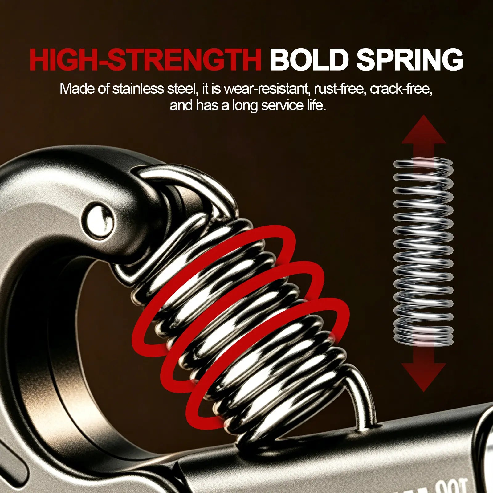 【Back to School】Grip Strength Trainer, Hand Grip Strengthener with Adjustable Resistance 11-220Lbs(5-100Kg), Automatic Counter, Ergonomic Design, Forearm Strengthener for Musicians Athletes and Injury Recovery