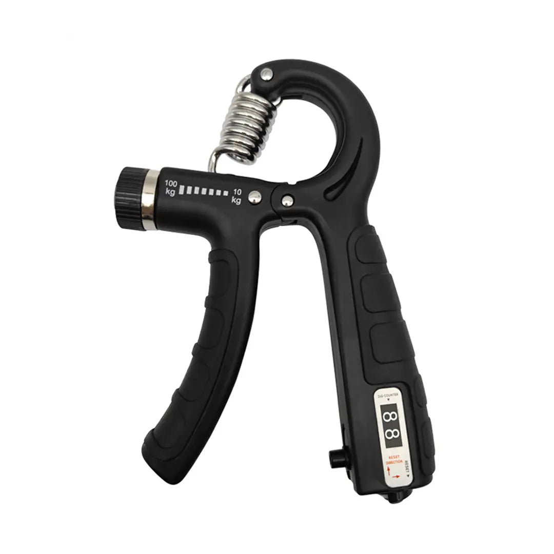 Adjustable Hand Grip Strengthener with Mechanical Counter, 22-220LB Resistance Forearm Trainer, Non-Slip Grip for Hand Strength Training